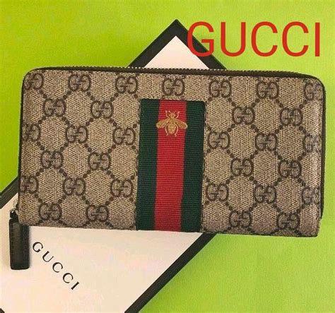 45％割引ブラウン系高質 ️良品 Gucci Ggスプリーム Bee 長財布 正規品 鑑定済み ️ 長財布 小物ブラウン系 Ota On