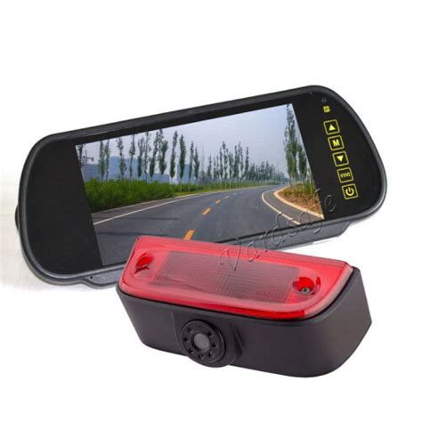 Vardsafe Brake Light Reverse Backup Camera Rear View Mirror Monitor