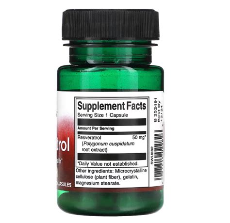 Swanson Resveratrol 30 Caps Supplement Warfare