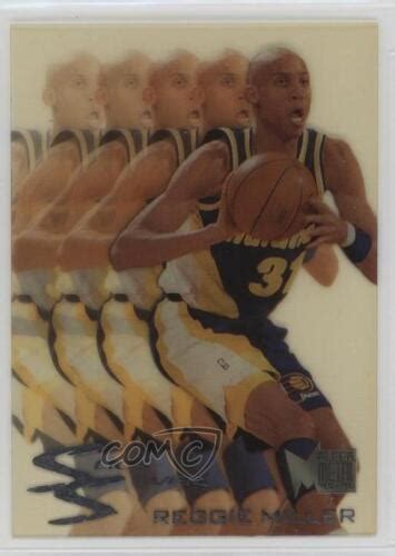 Fleer Metal Slick Silver Reggie Miller Hof Ebay