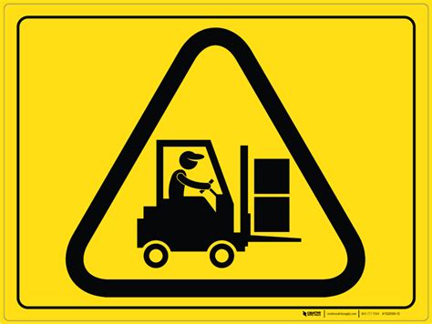 Forklift Traffic Floor Marking Sign Creative Safety Supply