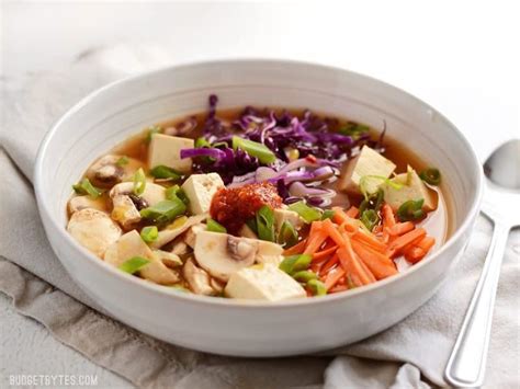 Hot And Sour Soup With Vegetables And Tofu Budget Bytes