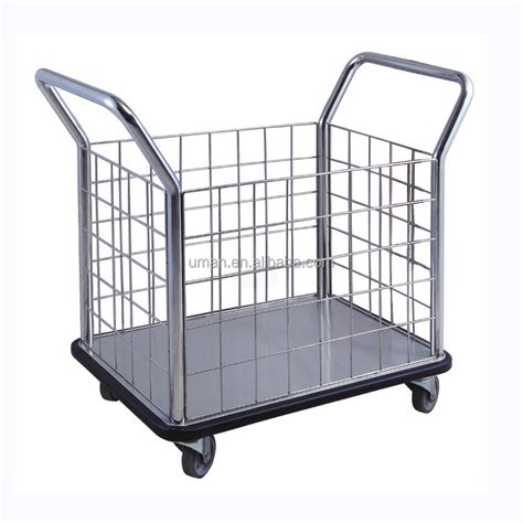 Stainless Steel Hotel Laundry Trolley Wire Cart Buy Hotel Laundry