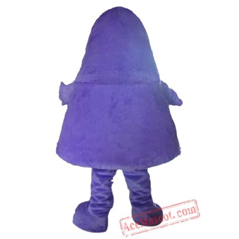 Grimace Purple Monster Mascot Costume