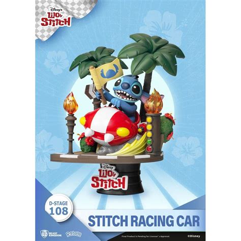 Pvc Figurine Beast Kingdom Toys Lilo Et Stitch Diorama D Stage Stitch