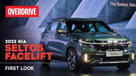 Kia Seltos Facelift First Look Overdrive Cnbc Tv Youtube