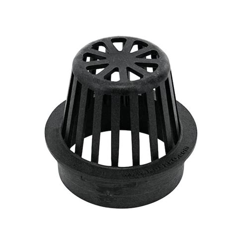 Reviews For NDS 4 In Plastic Round Atrium Drainage Grate In Black Pg