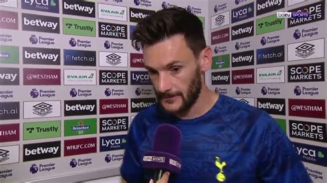 West Ham Vs Spurs Hugo Lloris Post Match Interview Youtube