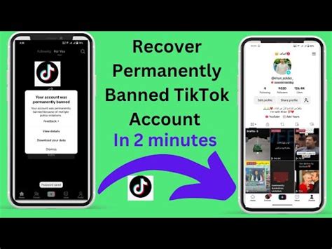 How To Recover Permanently Banned Tiktok Account Youtube