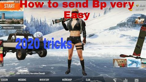 How To Send Bp In Pubg Mobile Tricks Easy Way To Send Bp