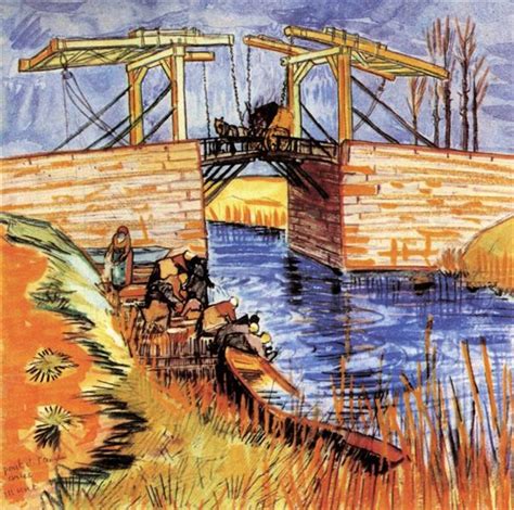 The Langlois Bridge at Arles, 1888 - Vincent van Gogh - WikiArt.org