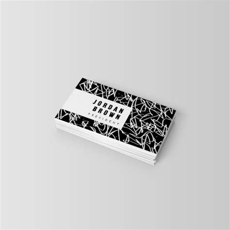 Black And White Calling Card For Your Business Etsy