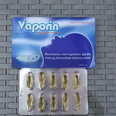 Jual Vaporin Nasal Dekongestan Isi Cap Shopee Indonesia