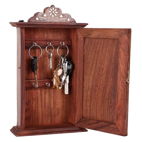 Wooden Key Box Best Key Box Solid Wooden Key Cabinet Wooden Key Holder Key House Keery Keep