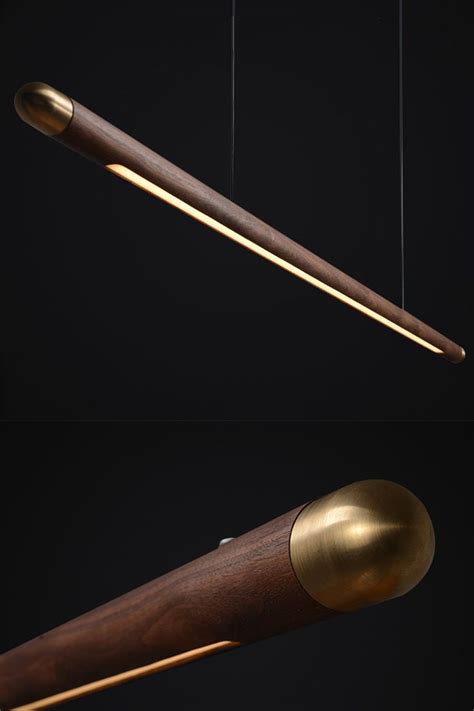 brawo lg wooden linear lights scandinavian minimal design