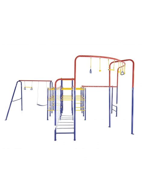 ActivPlay Modular Jungle Gym with Swing Set, Monkey Bars,