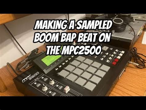 Making A Boom Bap Beat On The Mpc X Sample From Vinyl Youtube