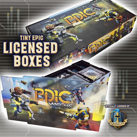 E Raptor Storage Box Tiny Epic Mechs UV Print Sklep Mepel