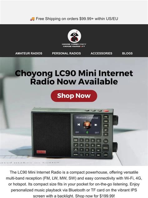 Radioddity Introducing Choyong Lc Mini Internet Radio Milled