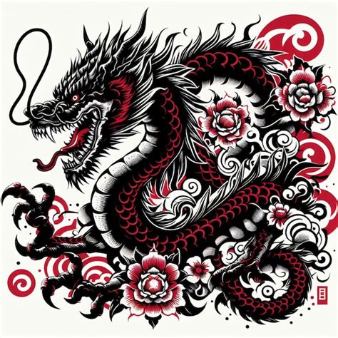 Premium Vector Dragon Vector Illustration