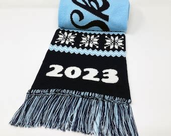 Custom Logo Scarf Etsy