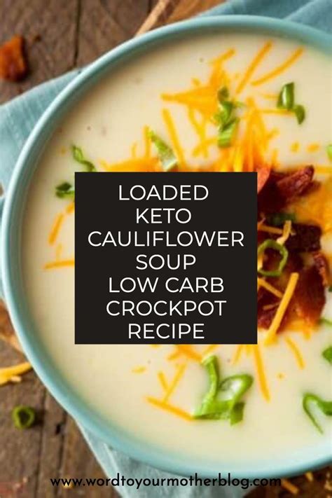 Delicious Keto Cauliflower Soup Recipe