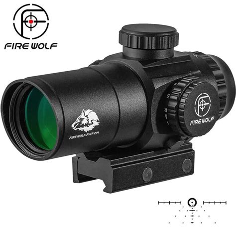 Fire Wolf X E Scope Long Range Riflescope Side Wheel Parallax