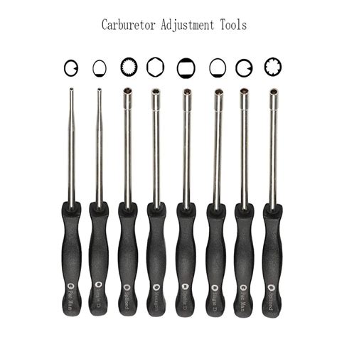 Double D Carburador Ajuste Chainsaw Shaped Hexagon Pac Man Chave De