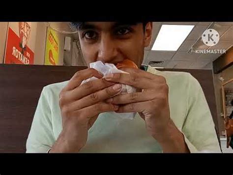 Trying KFC Chicken Sandwitch YouTube