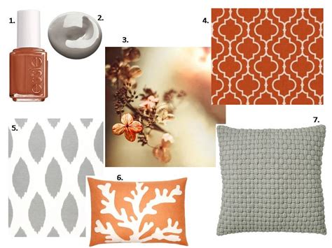 Kelsey M. Design: Burnt Orange + Grey