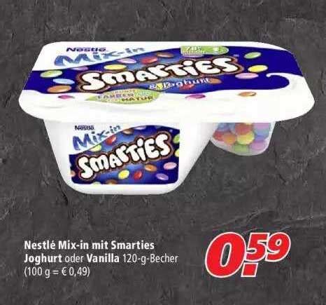 Nestl Mix In Mit Smarties Joghurt Oder Vanilla Angebot Bei Marktkauf