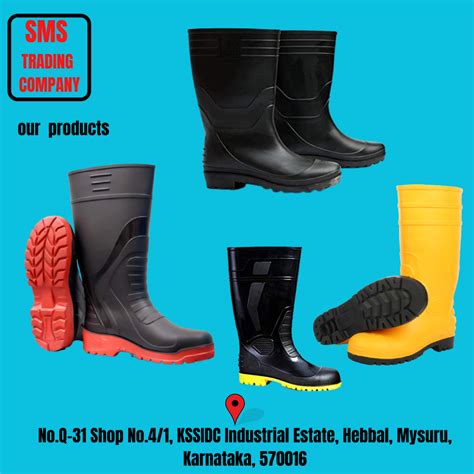 Pvc Industrial Safety Gumboots At Rs Pair In Mysuru Id