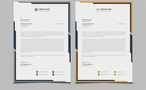 Letterhead Psd Vector Art, Icons, and Graphics for Free Download