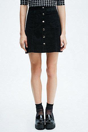 Cooperative By Urban Outfitters A Line Cord Skirt Cord Skirt Skirts