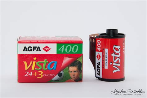 Agfa Vista 400 Eigenschaften Entwicklung