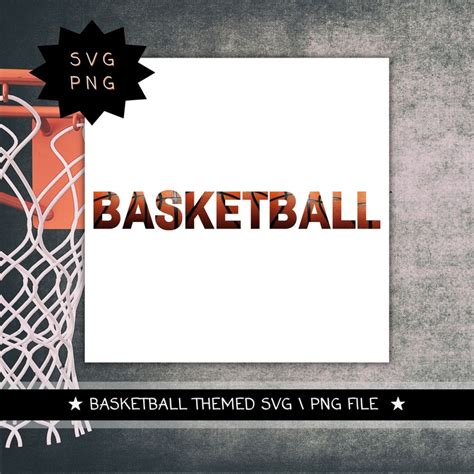 Basketball SVG Cut File Basketball SVG Basketball Party Basketball Font ...