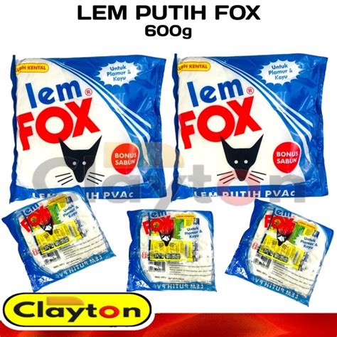 Jual Lem Fox Putih Pvac Gr Bungkus Biru Lem Fox Biru Lem Kayu Fox