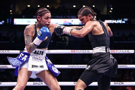 Photos: Alejandra Guzman Shocks Ramla Ali With One-Punch Knockout - Boxing News