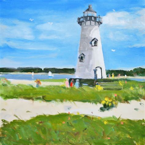 View of Edgartown Lighthouse – The Christina Gallery