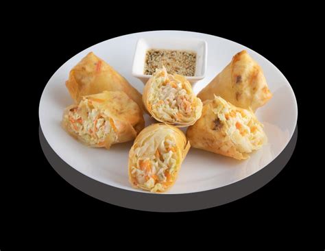 Харумаки с курицей и сыром - GoldFish Тула