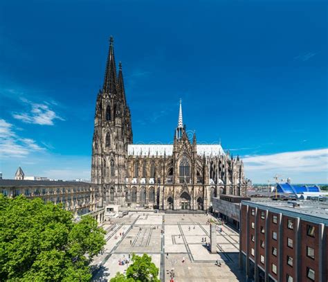 Cologne Skyline with Cathedral Dom Editorial Stock Photo - Image of ...