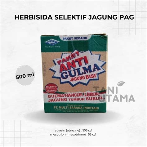 Jual Herbisida Selektif Jagung Paket Anti Gulma Pag Ml Shopee