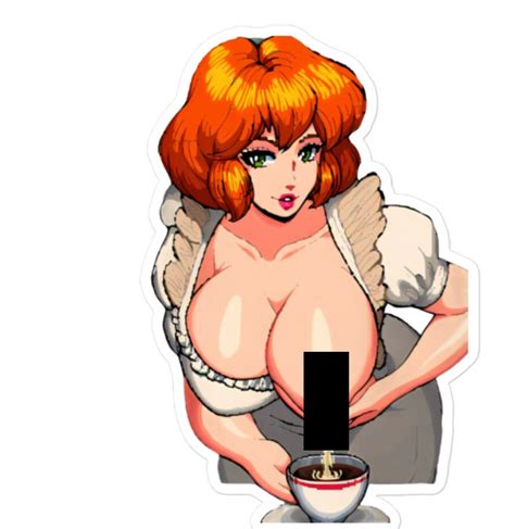 18 Sexy Nude Milk Maid Pinup Anime Hentai Stickers Fun Meme Hentai