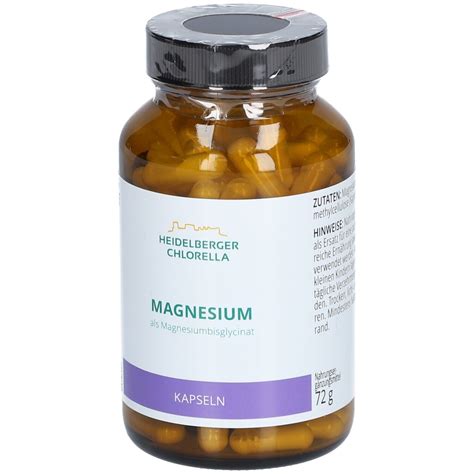 Heidelberger Chlorella Magnesiumbisglycinat Kapseln 72 G Shop Apotheke