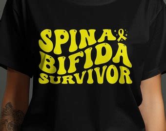 Spina Bifida Survivor Svg Spina Bifida Awareness Svg Png Yellow