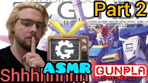 Gunpla ASMR Speed Build Part 2 MG ZZ Gundam Ver Ka Review VaughnGear