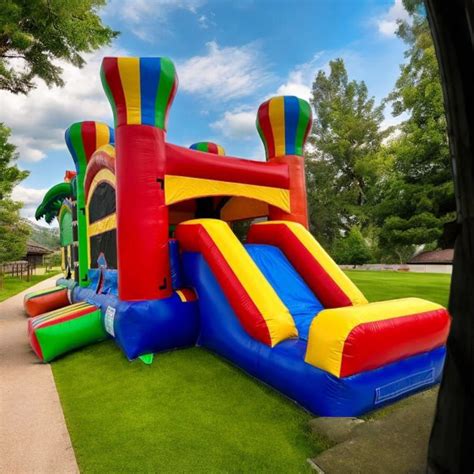 Hot Air Balloons Mini Slide Jumpers Texas