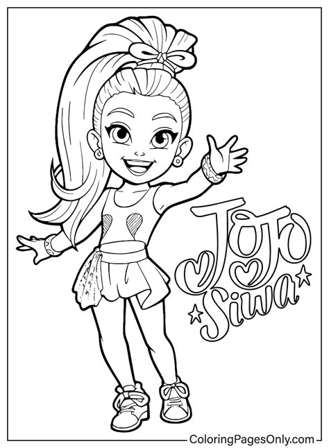 98 Jojo Siwa Coloring Pages ColoringPagesOnly