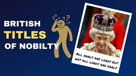 Understanding British Titles Of Nobility And How To Use Them Youtube