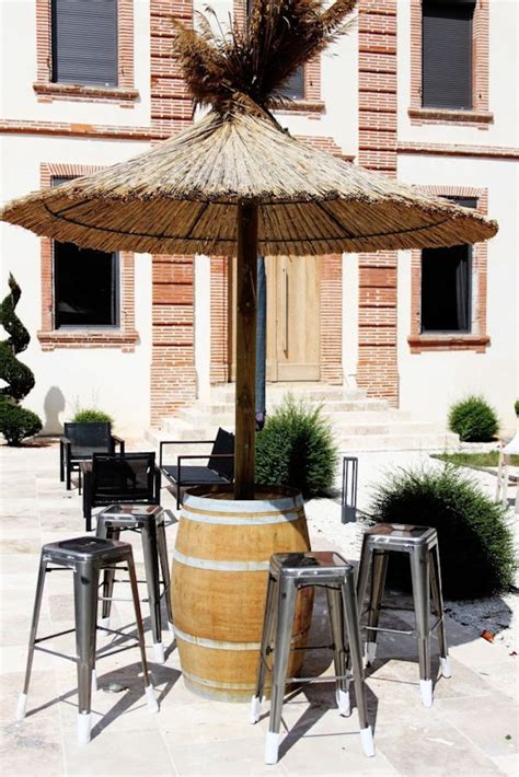 Tonneau De Vin Pour Parasol Barrique De Vin L Nd Choix Ch Ne Massif